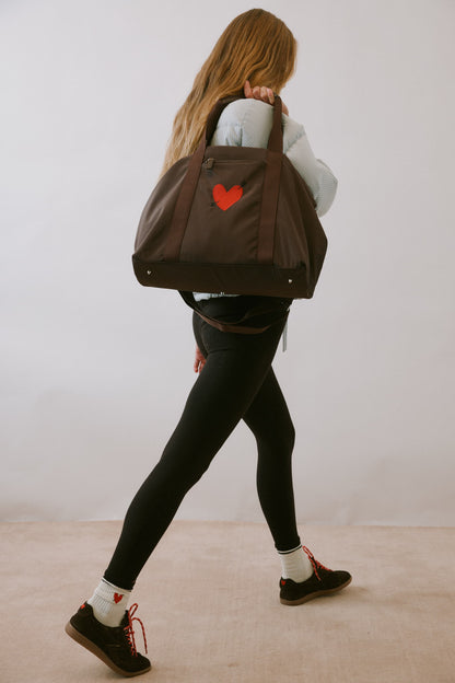 Sportsocken Heart in Off White/Braun Anita Hass