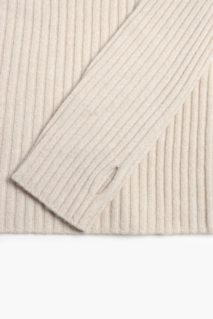 Strickpolo Abigail in Cream Anita Hass
