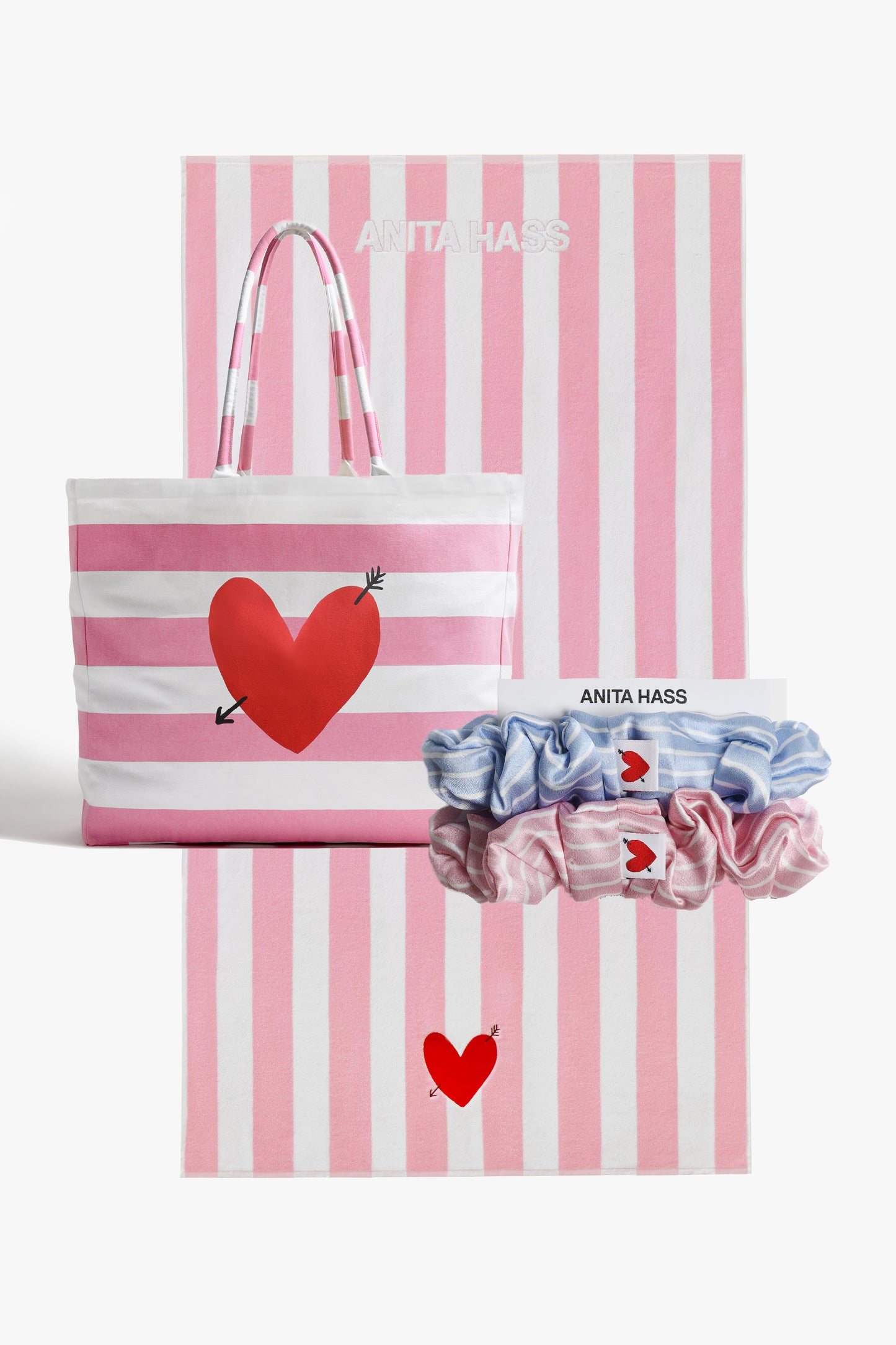 "Heart" Striped Set by BonbonAnita Hass - Anita Hass