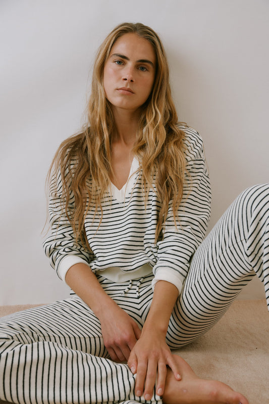 Sweatshirt Arizona in Ivory/Schwarz Anita Hass