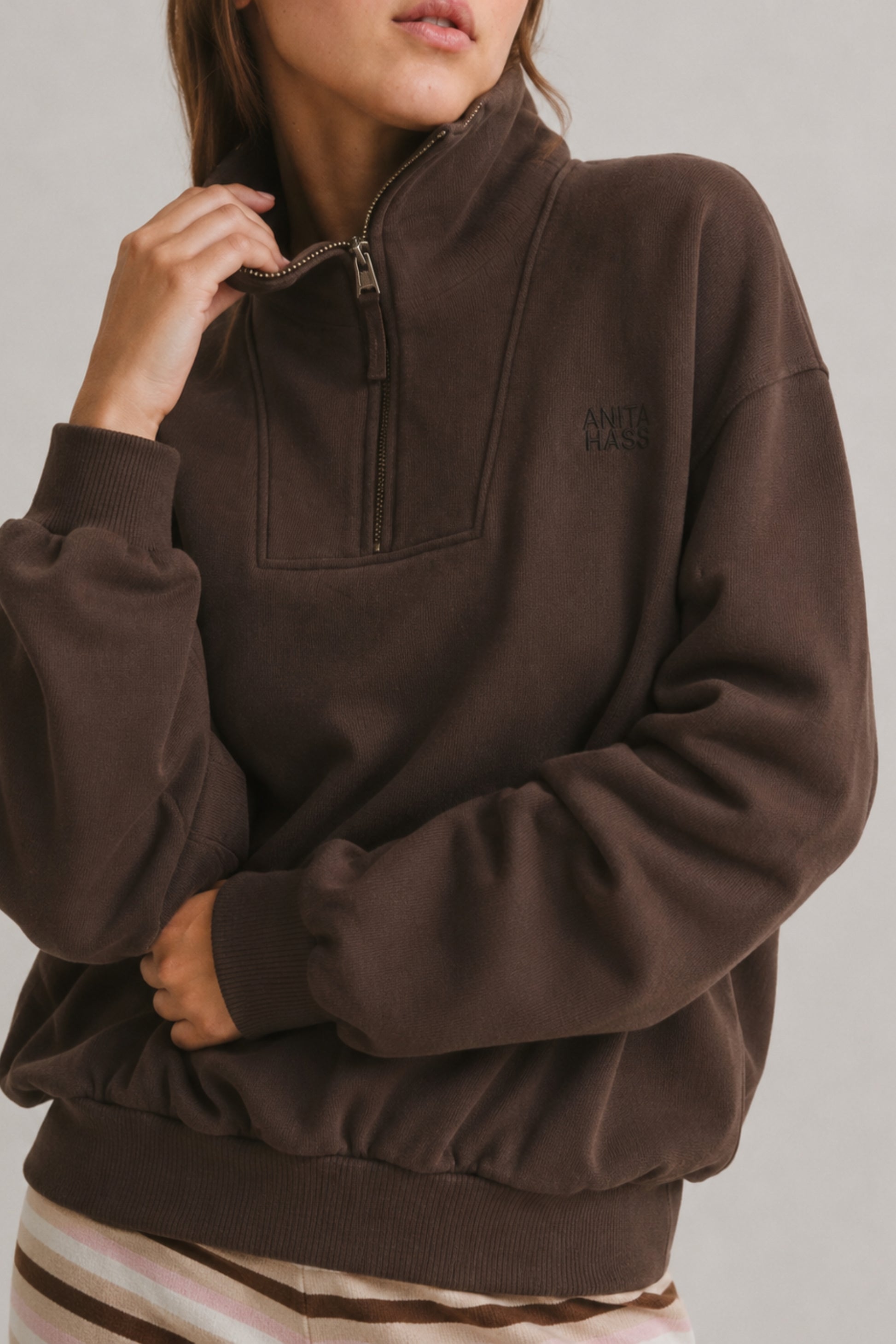 Sweatshirt Storm in Braun Anita Hass