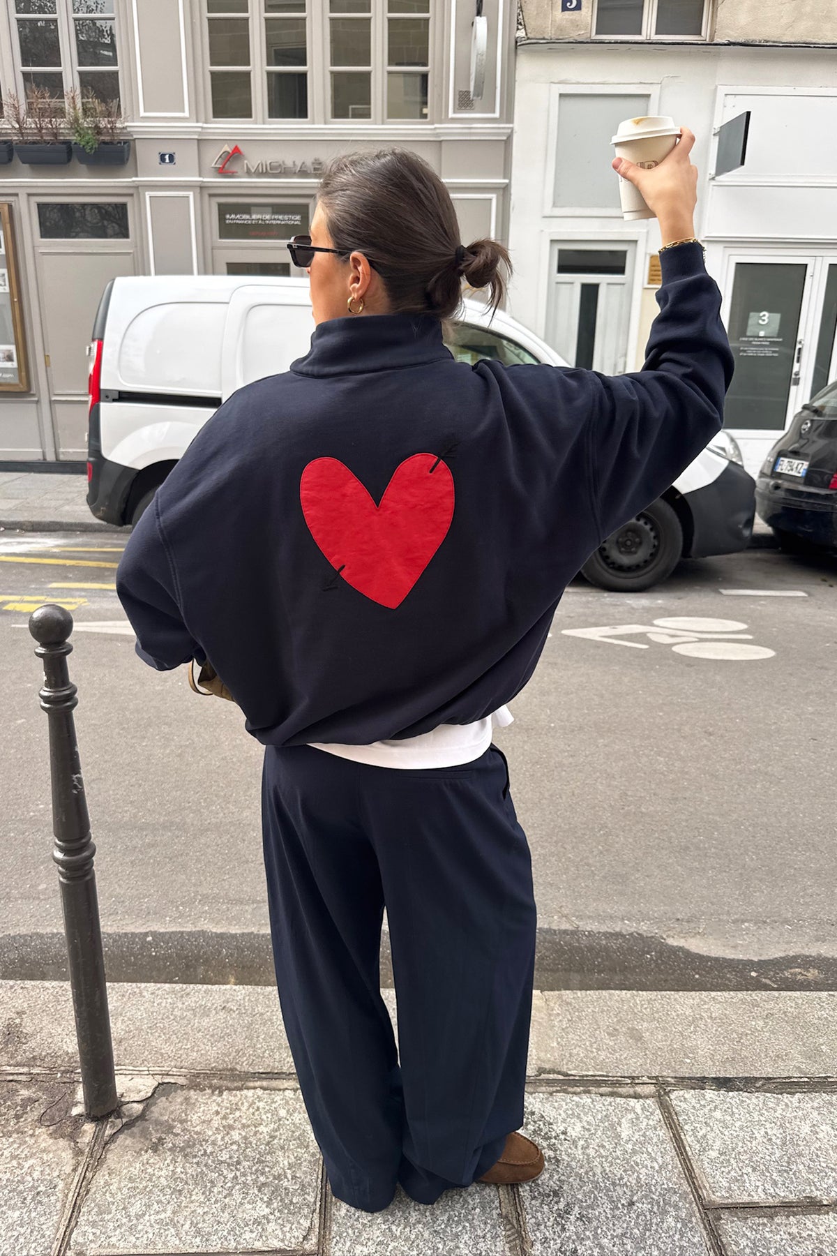 Sweatshirt Storm in Navy Anita Hass