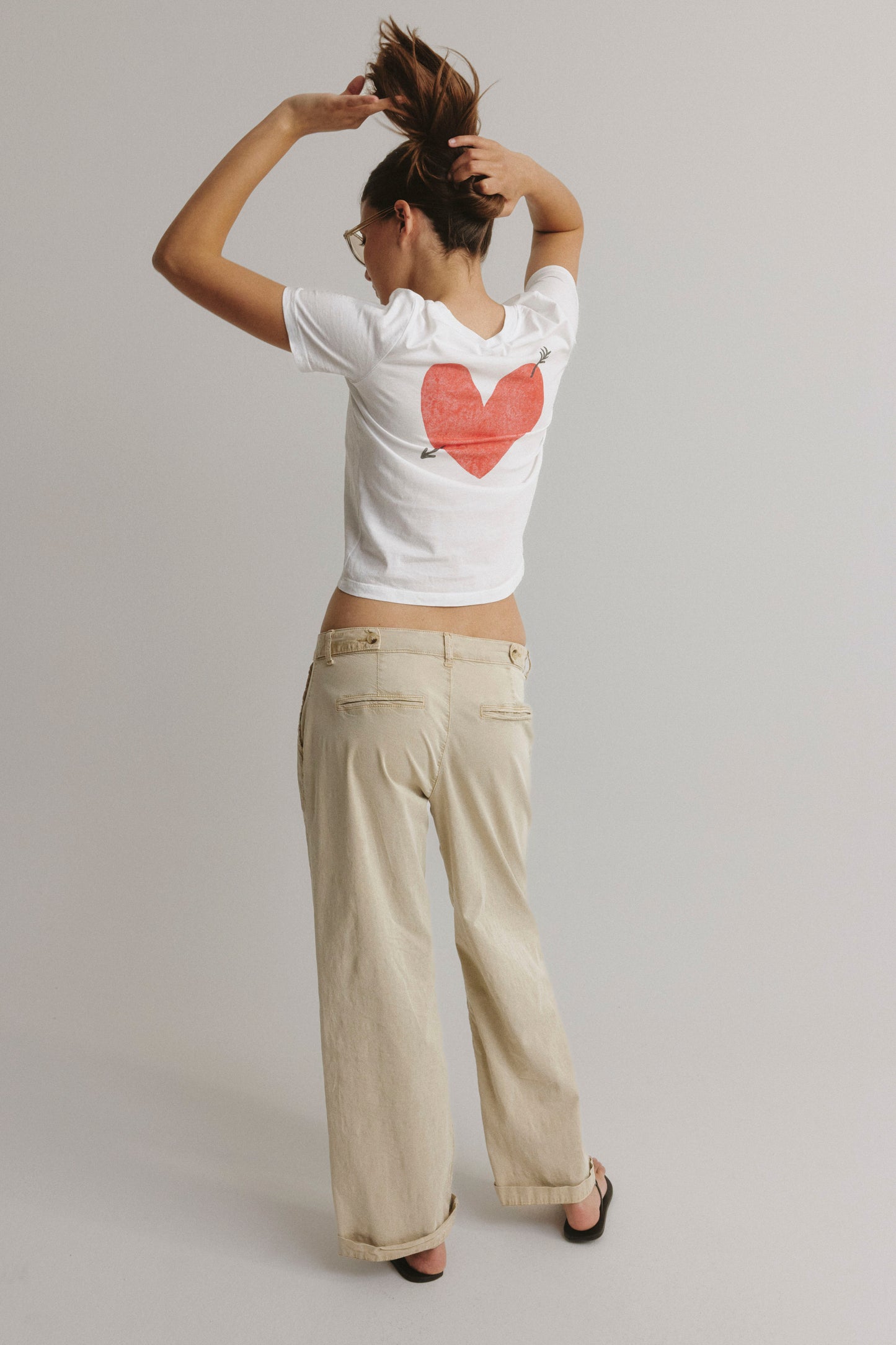 "Cool Girl" T-Shirt in White by Anita Hass - Anita Hass