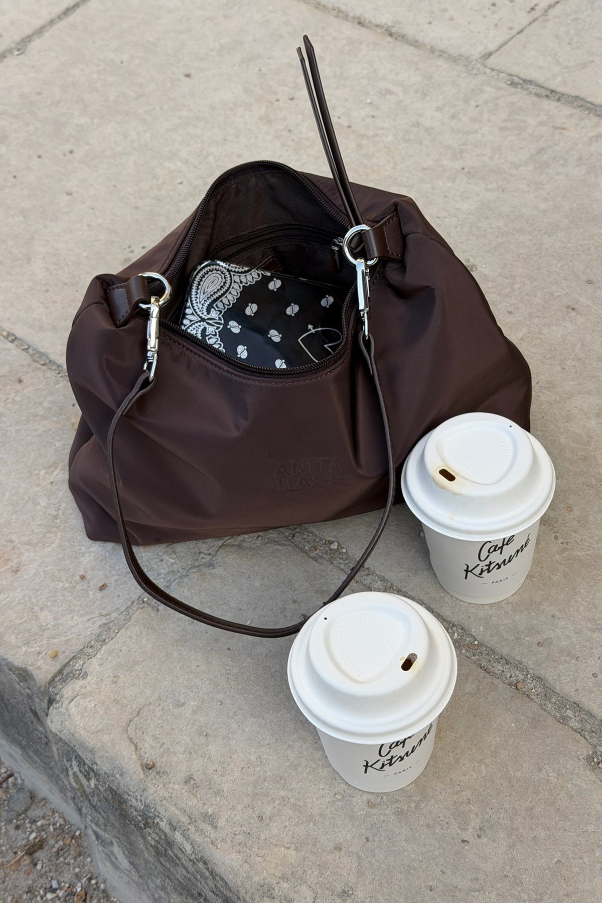 Bag Day & Night in Brown Nylon