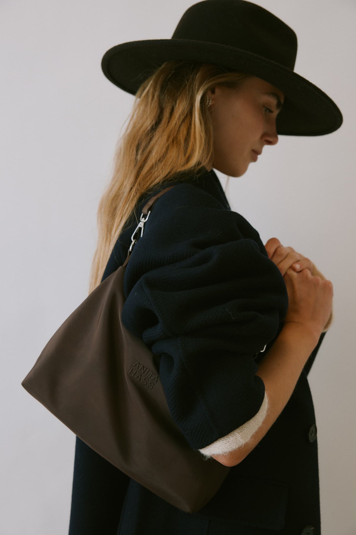Tasche Day & Night in Braun Nylon Anita Hass