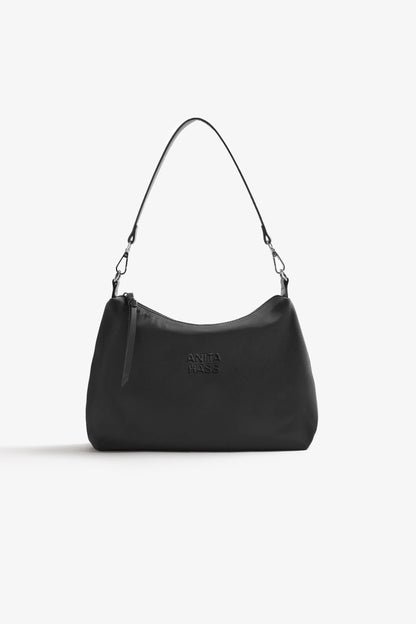 Day & Night-tas van zwart nylon – Anita Hass - Anita Hass