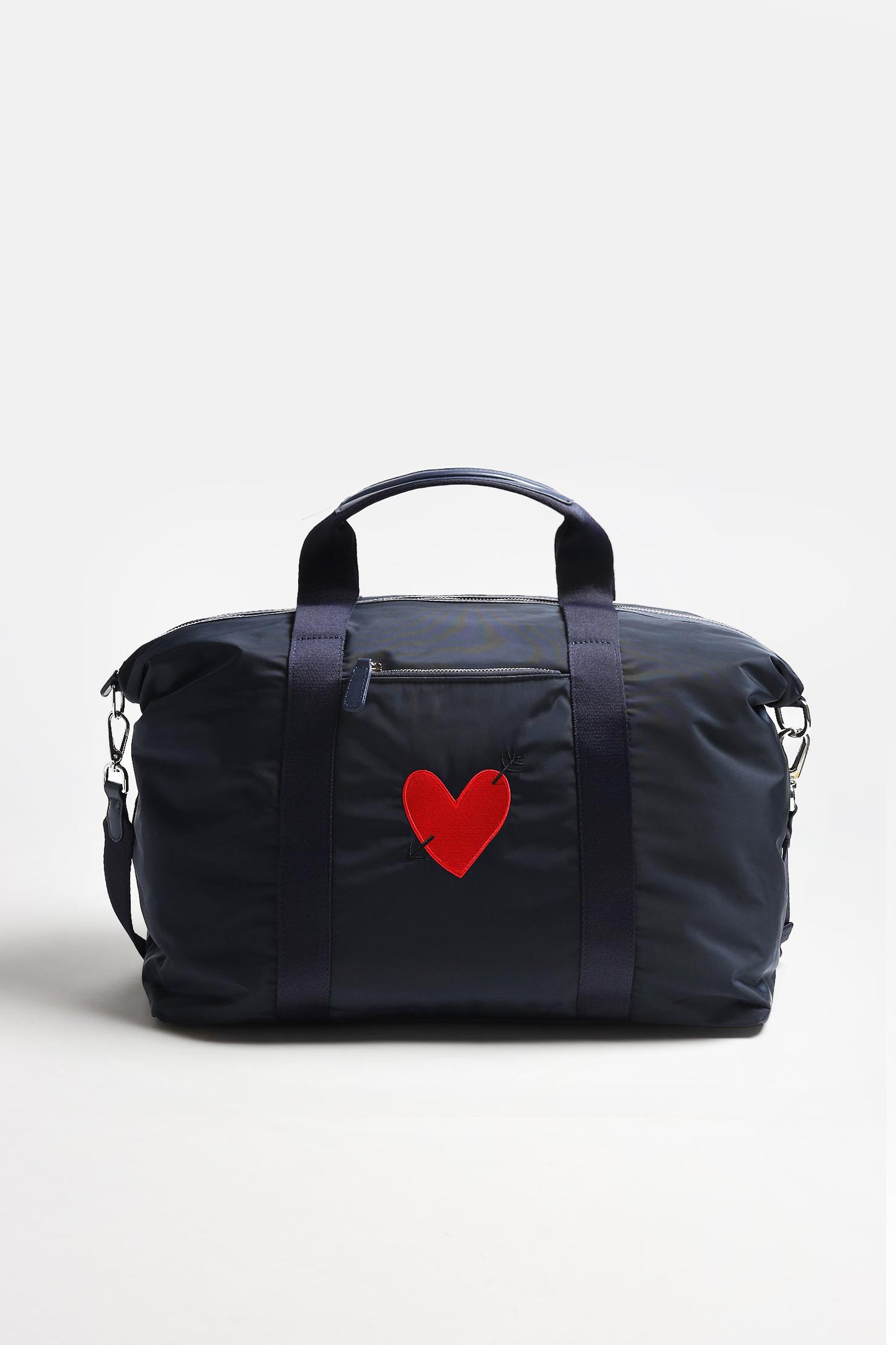 "Heart" Bag in Navy Nylon by Anita Hass - Anita Hass