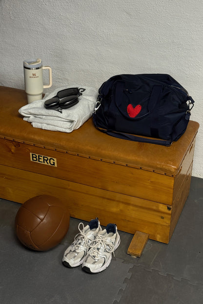 "Heart" Bag in Navy Nylon by Anita Hass - Anita Hass