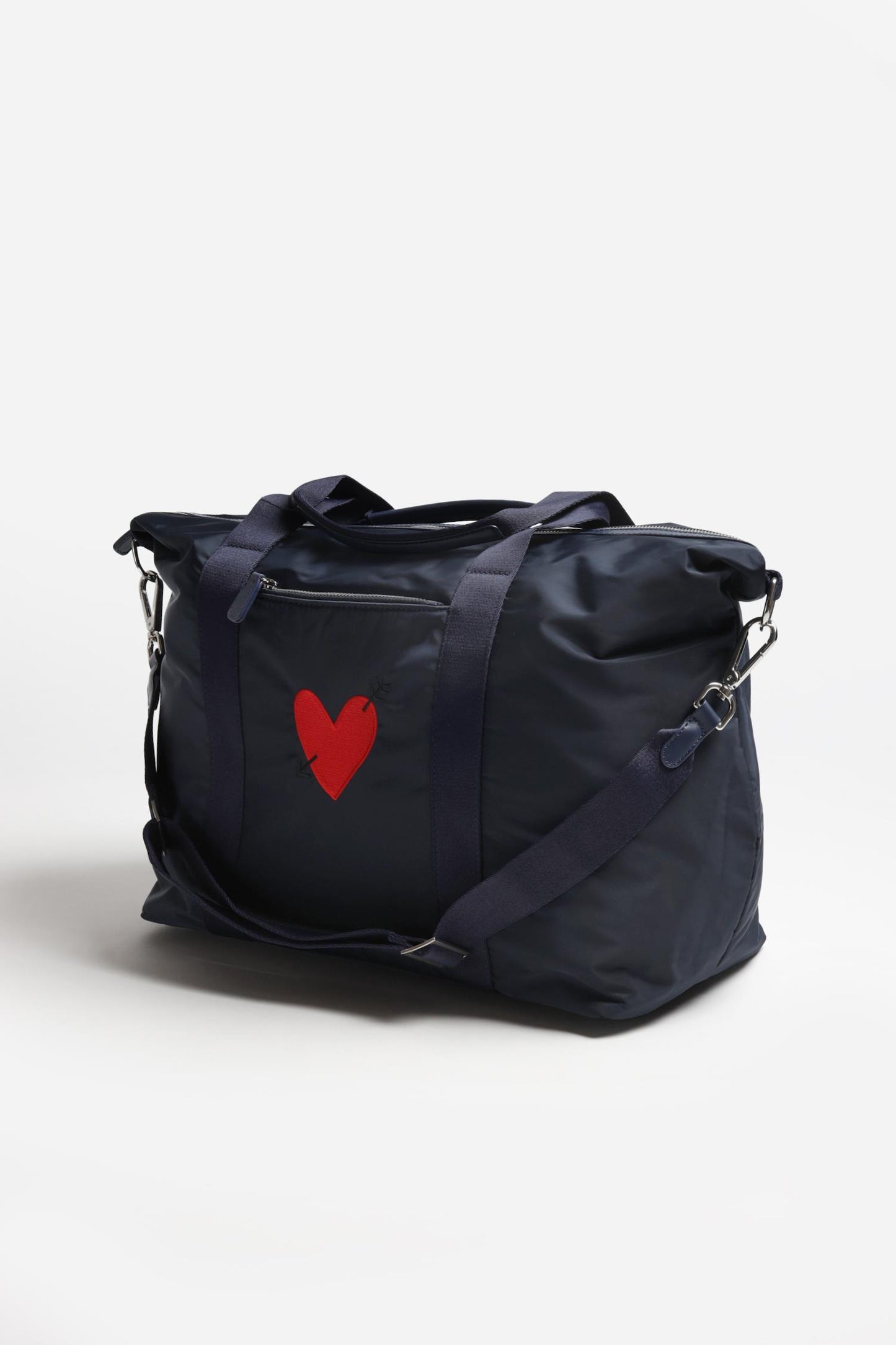 "Heart" Bag in Navy Nylon by Anita Hass - Anita Hass