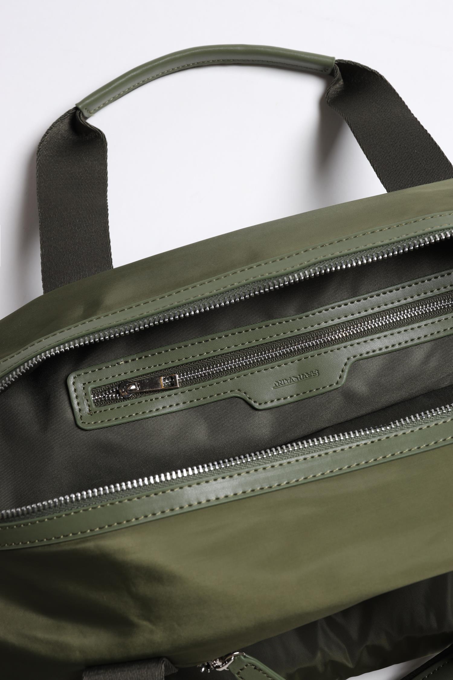 "Heart" Bag in Olive Nylon by Anita Hass - Anita Hass