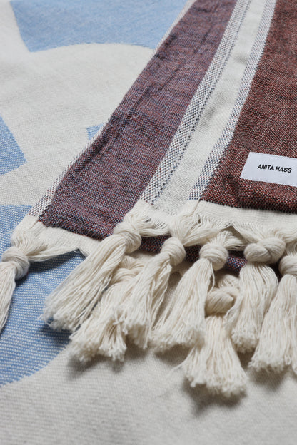 "Ciao Bella" Scarf in Blue by Anita Hass - Anita Hass