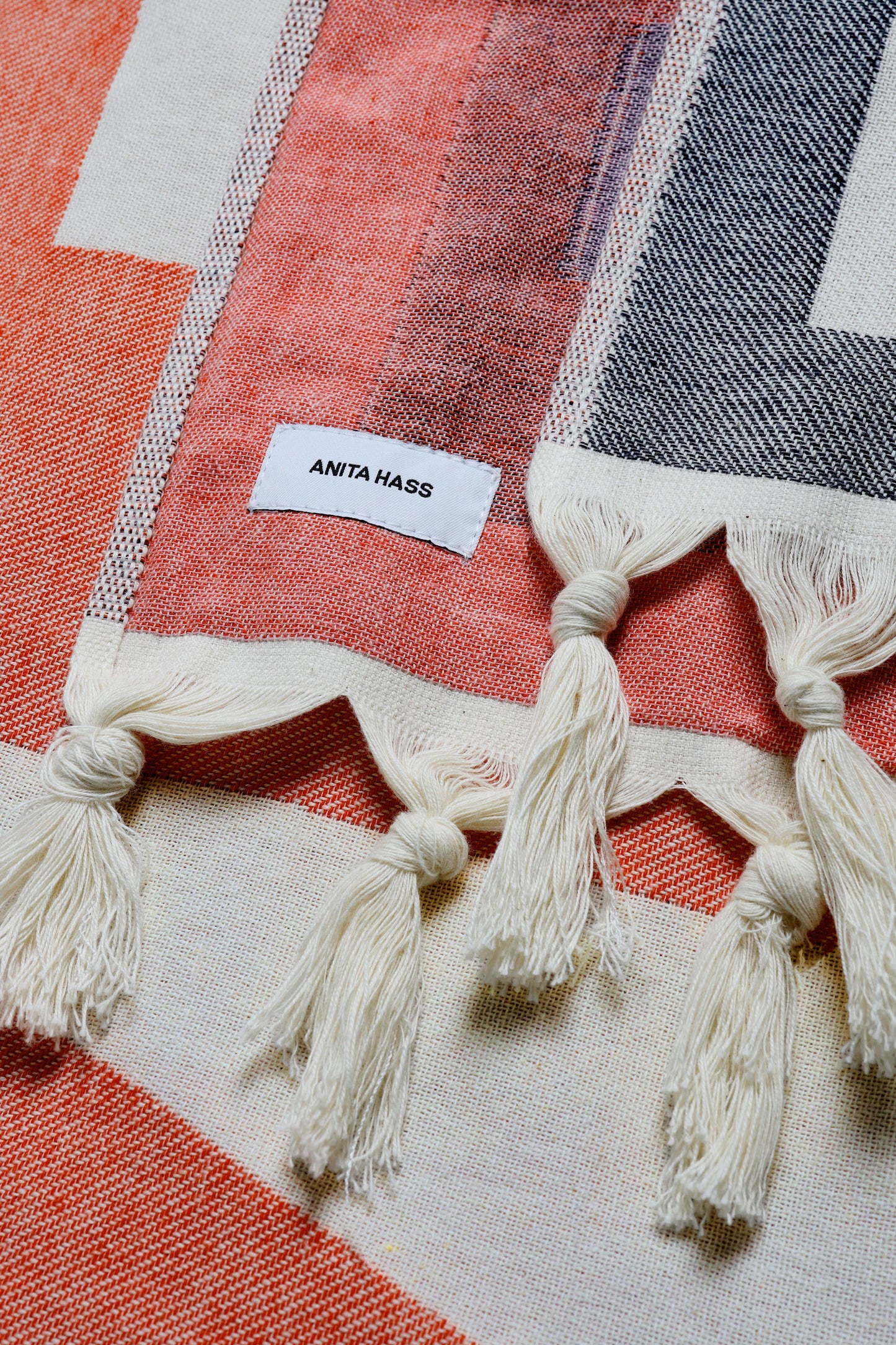 "Love" Scarf in Pink/Red by Anita Hass - Anita Hass