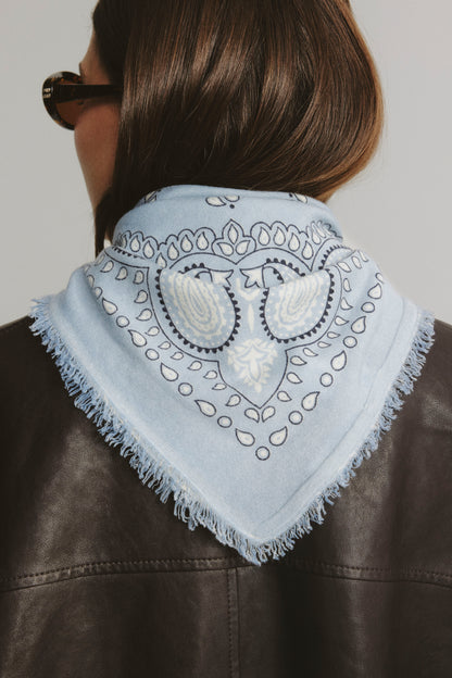 Tuch Wilma in Hellblau/Navy Anita Hass