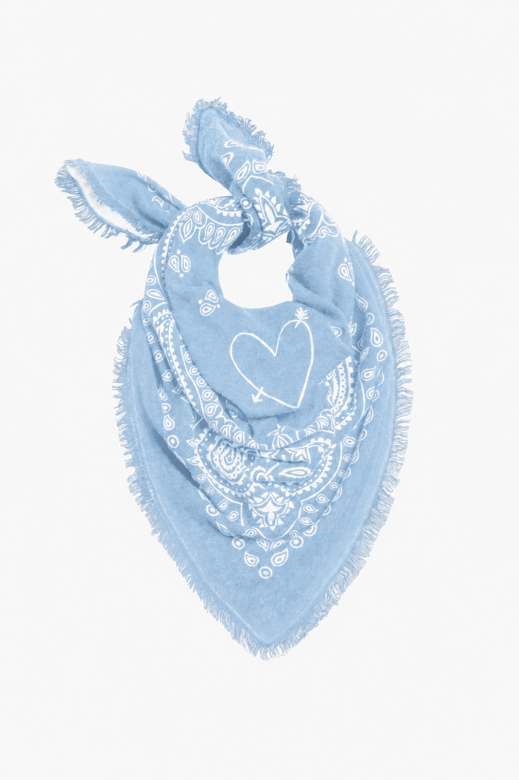 Wilma Scarf in Light Blue by Anita Hass - Anita Hass
