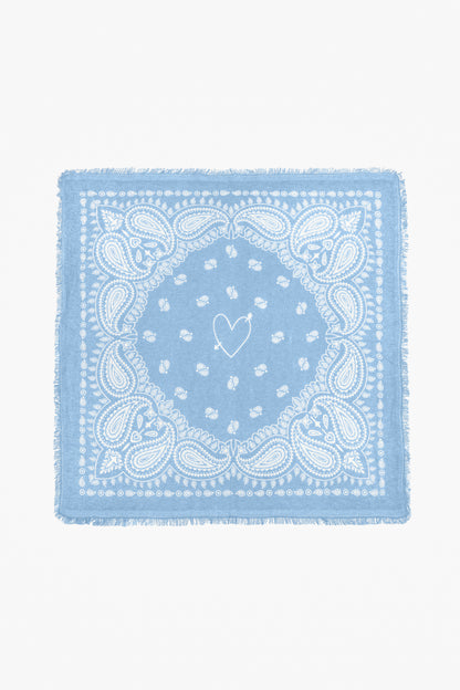 Wilma Scarf in Light Blue by Anita Hass - Anita Hass
