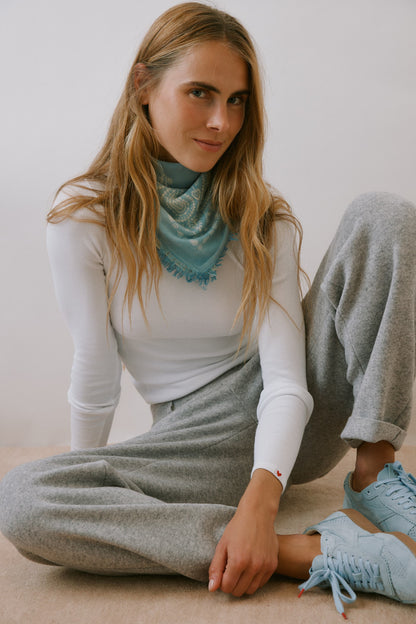 Tuch Wilma in Hellblau/Navy Anita Hass