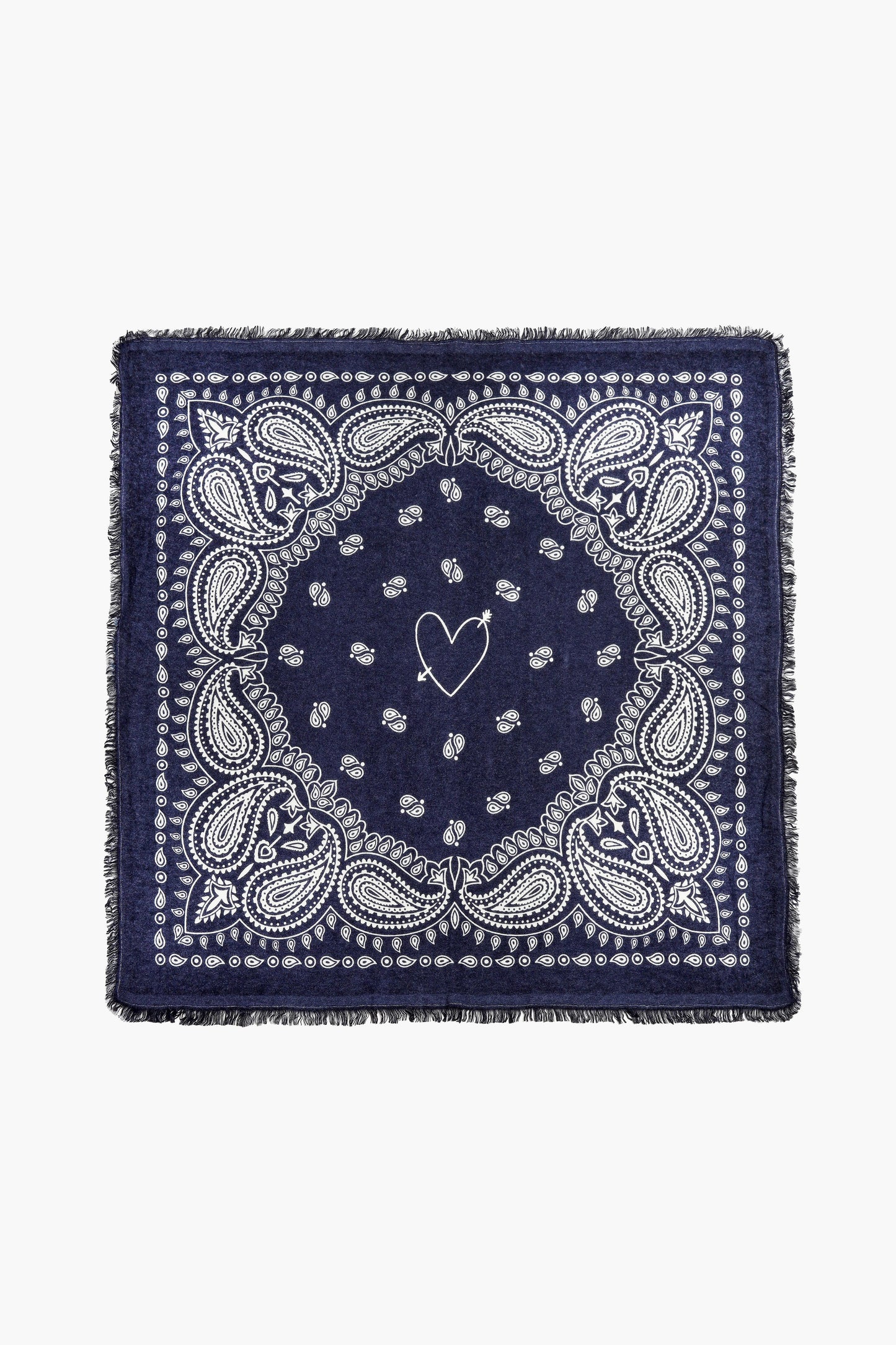 Wilma Scarf in Navy by Anita Hass - Anita Hass