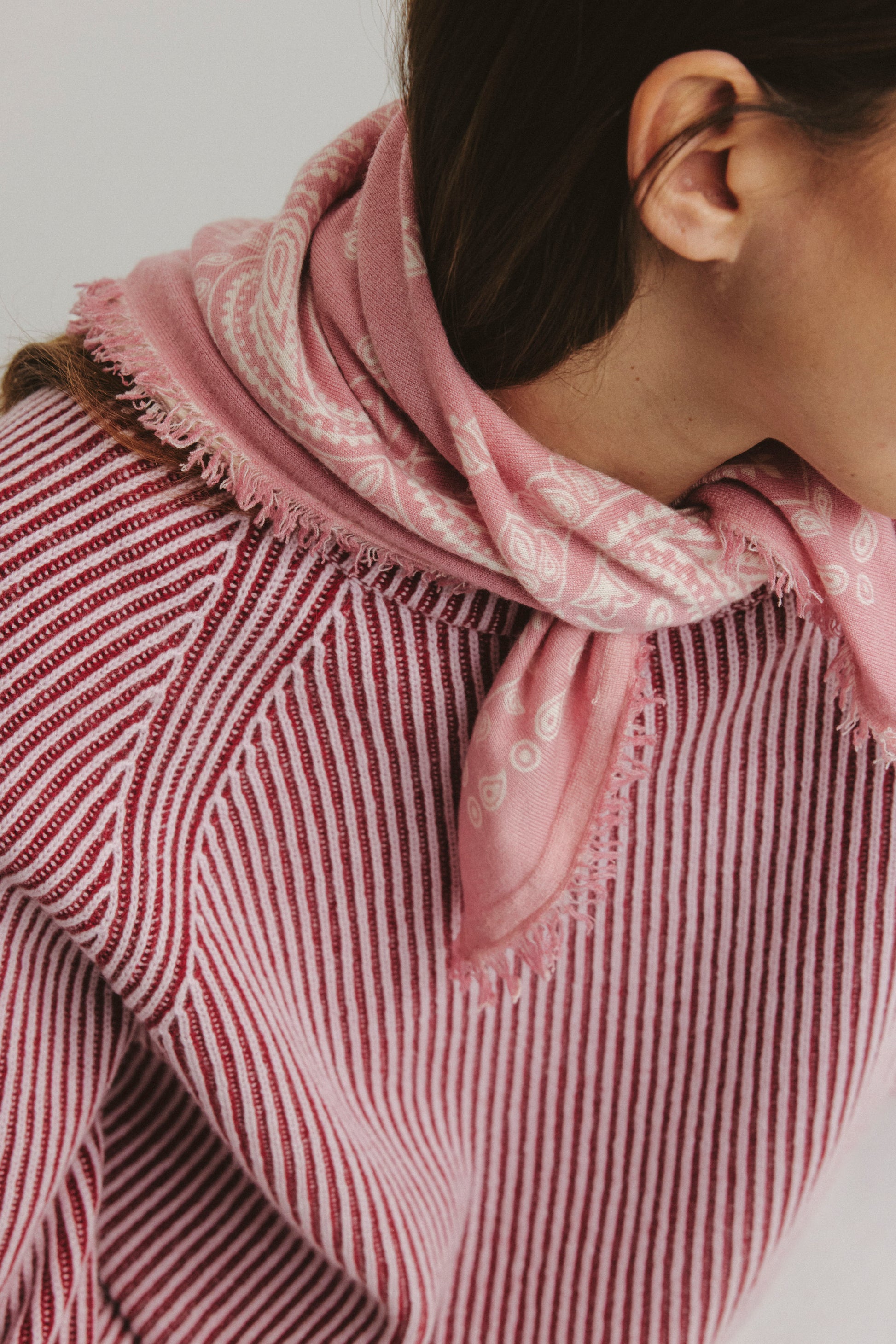 Wilma Scarf in Pink by Anita Hass - Anita Hass