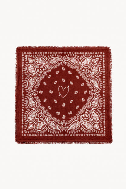 Wilma Scarf in Rust by Anita Hass - Anita Hass