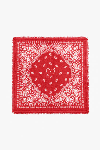 Wilma Scarf in Red by Anita Hass - Anita Hass