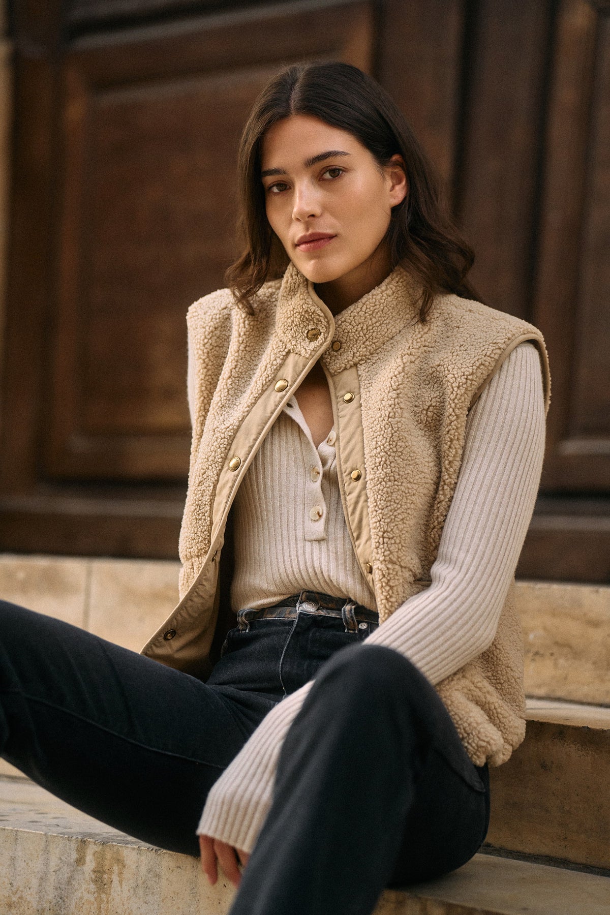 Weste Alba in Beige Anita Hass