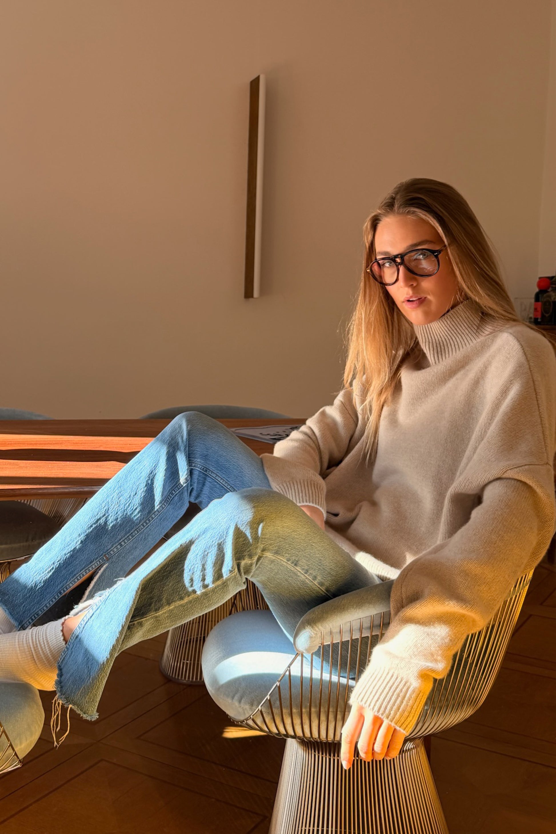 Rollkragenpullover Royal in BeigeLadneri - Anita Hass