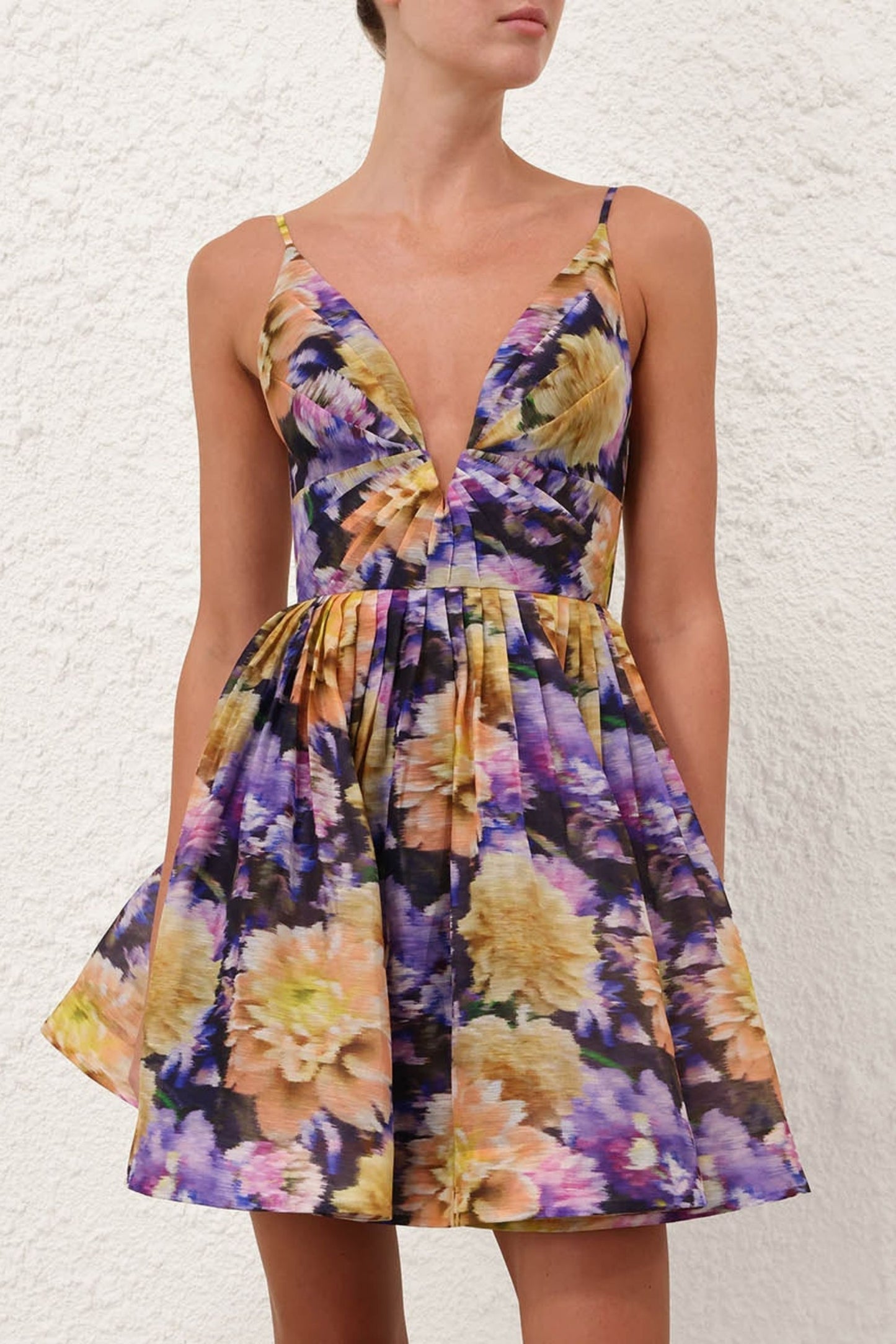 Vestido Luna en dalia azul marino