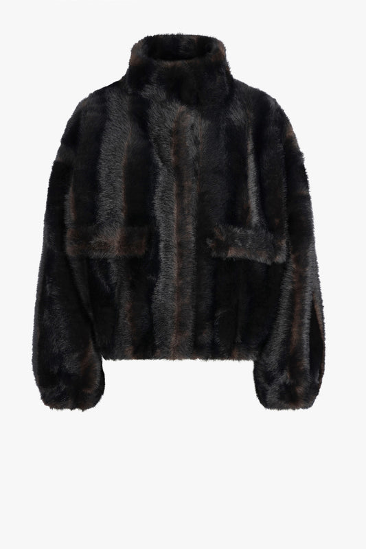 Iris Jacket in Mink Noir