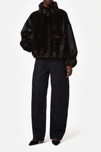 Jacke Iris in Mink Noir Apparis