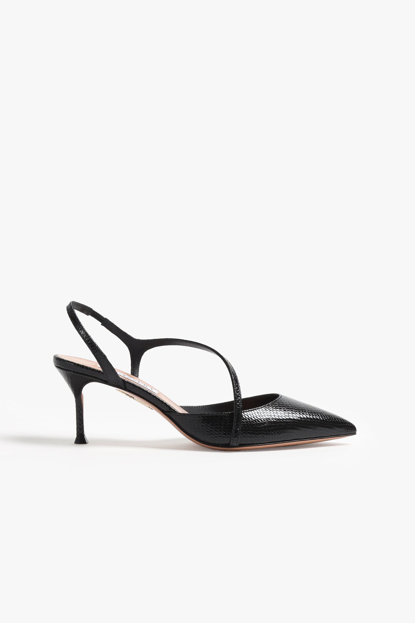 Slingback Dynasty 65 in Snake Black