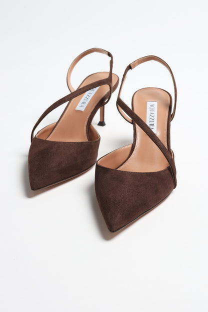 Slingbacks Dynasty 65 in Suede Espresso