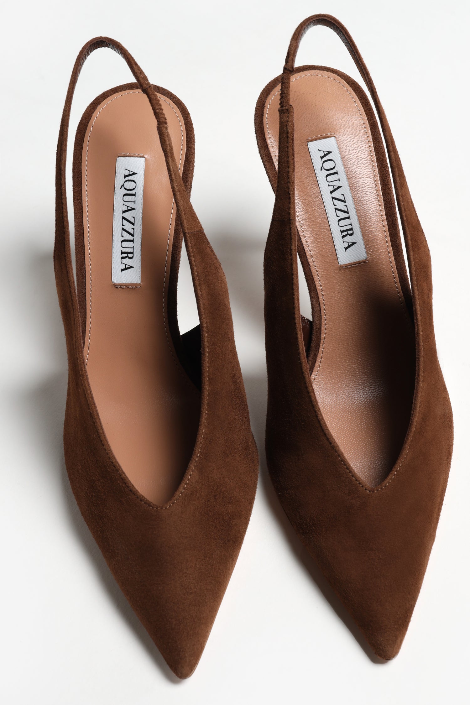 Escarpins Slingbacks Voltaire 85 en WalnutAquazzura - Anita Hass