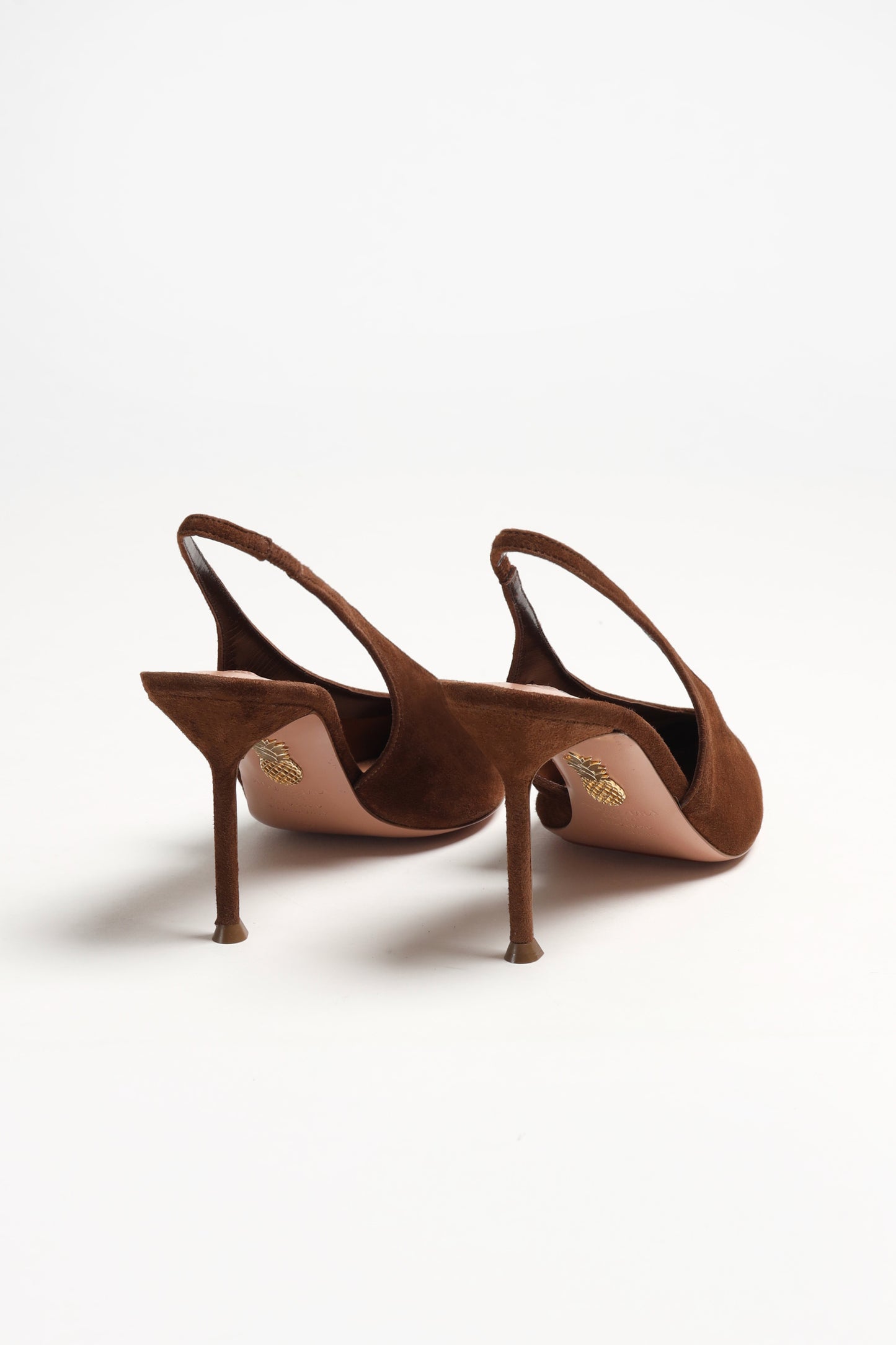 Escarpins Slingbacks Voltaire 85 en WalnutAquazzura - Anita Hass