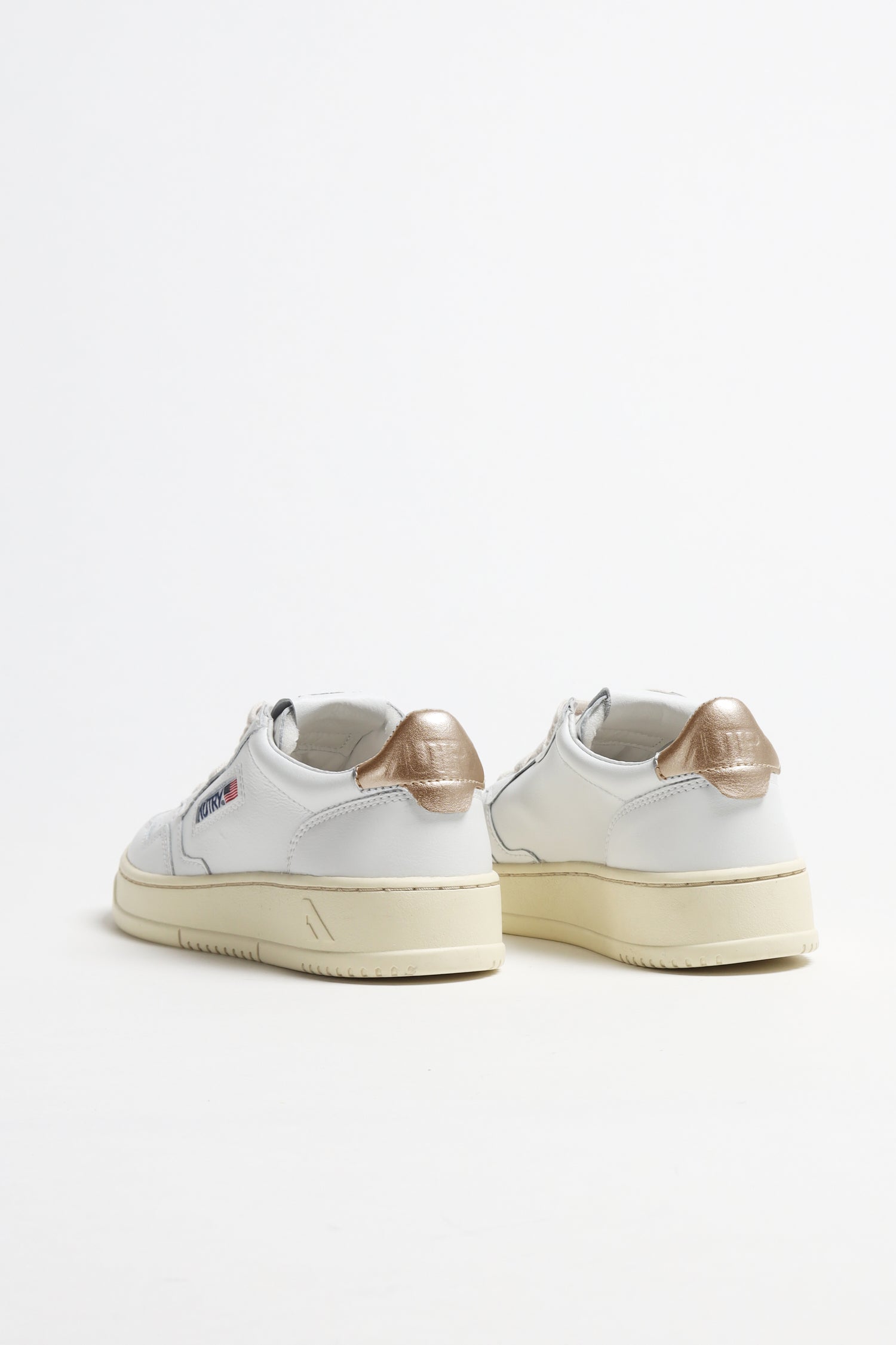 Sneaker 01 Low in Weiß/Gold Autry
