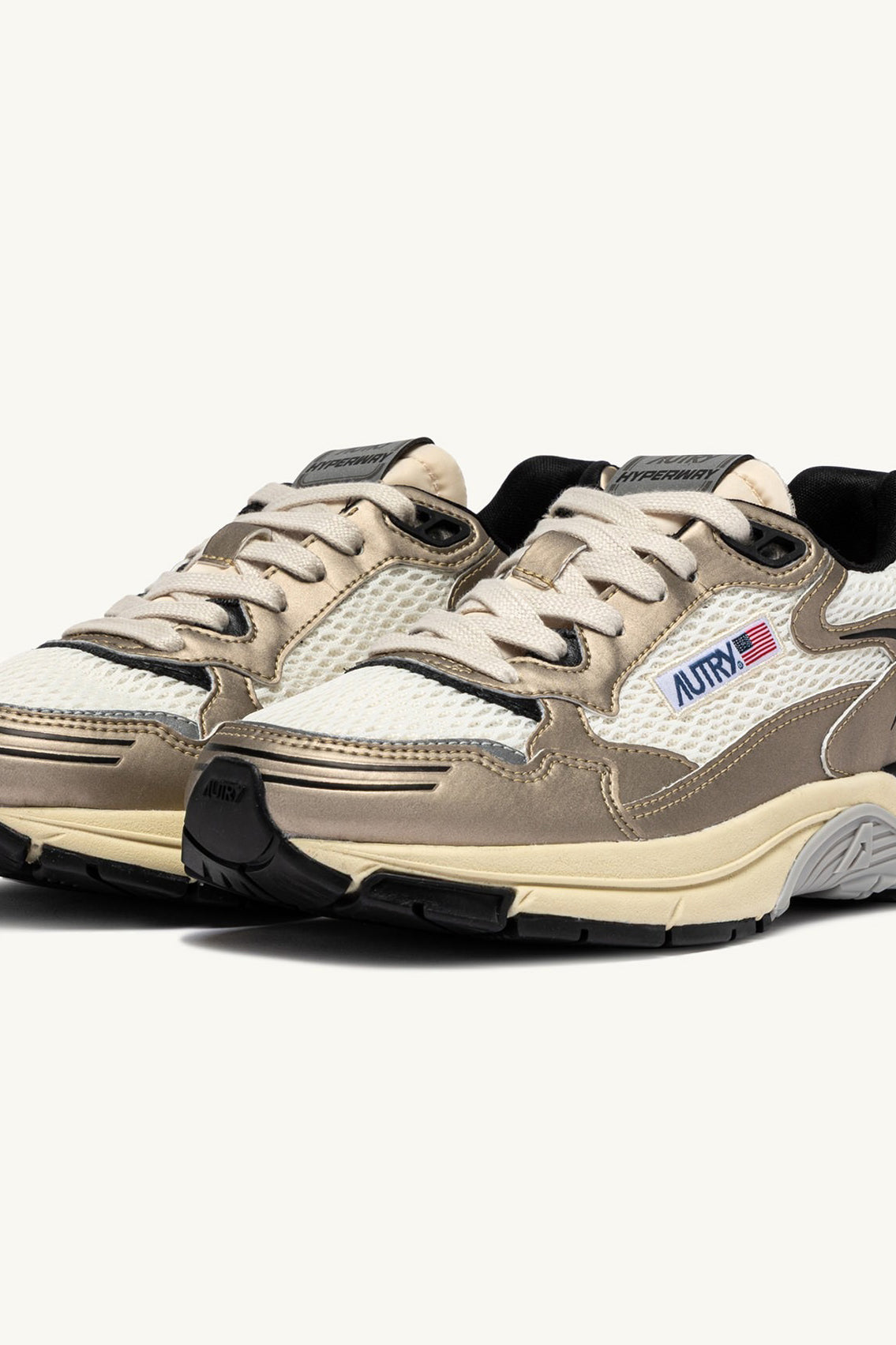Sneaker Hyperway in Platin/Black Autry