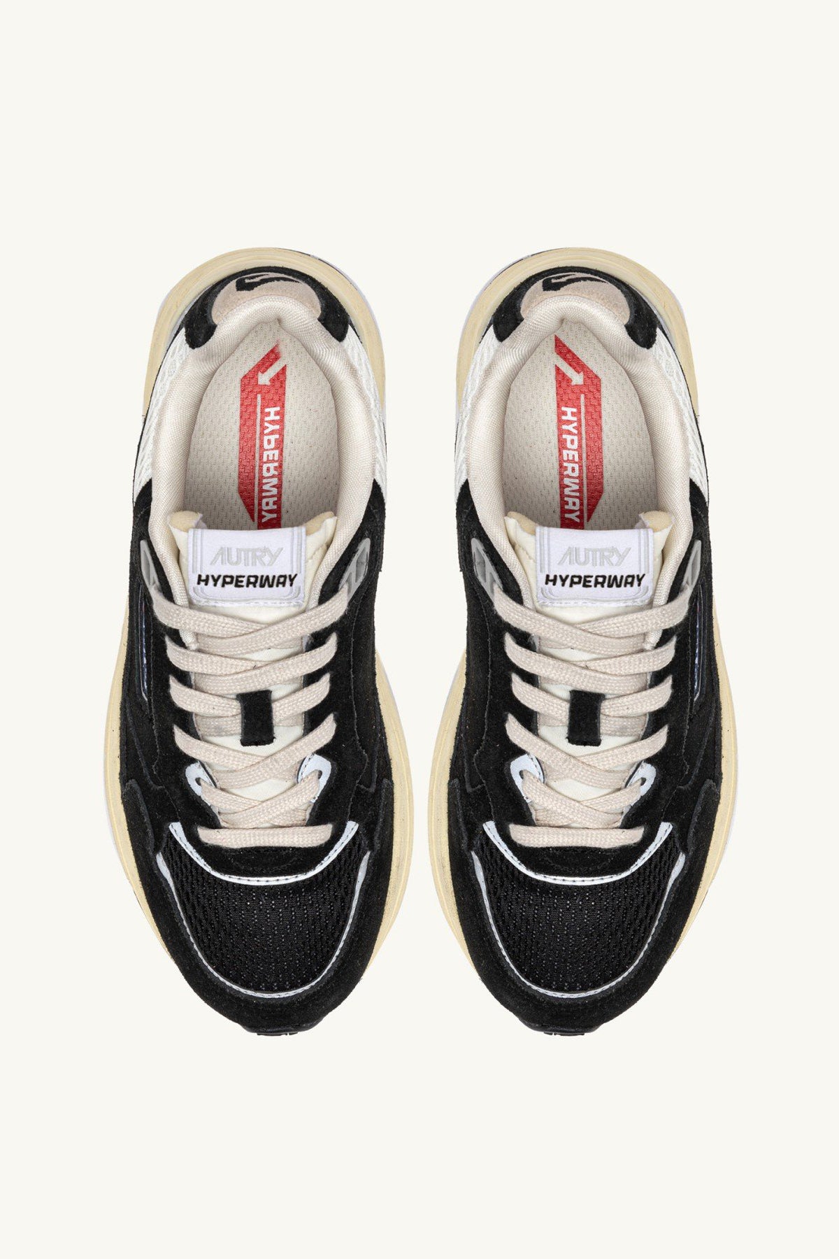 Sneaker Hyperway in Schwarz/Silber Autry
