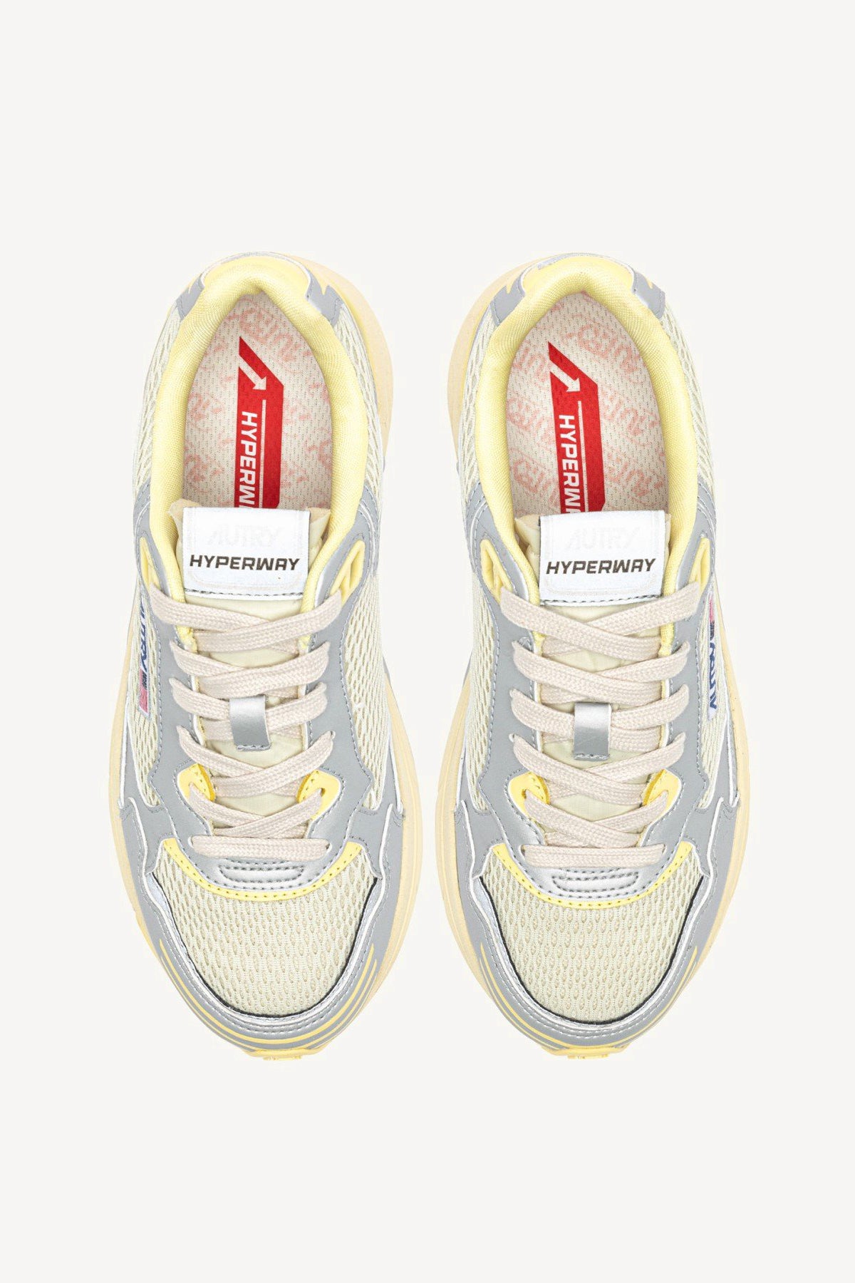 Hyperway Sneakers in Silver/LemonAutry - Anita Hass