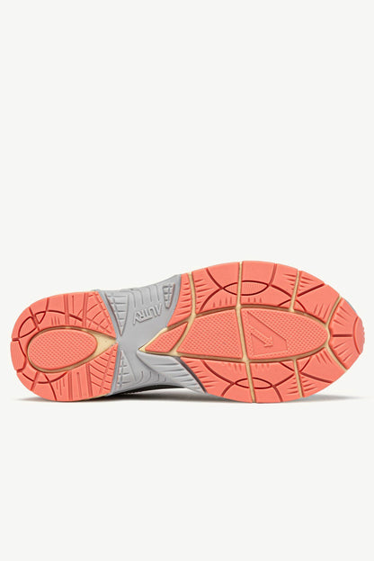 Hyperway Sneakers in Silver/Peach Pink by Autry - Anita Hass