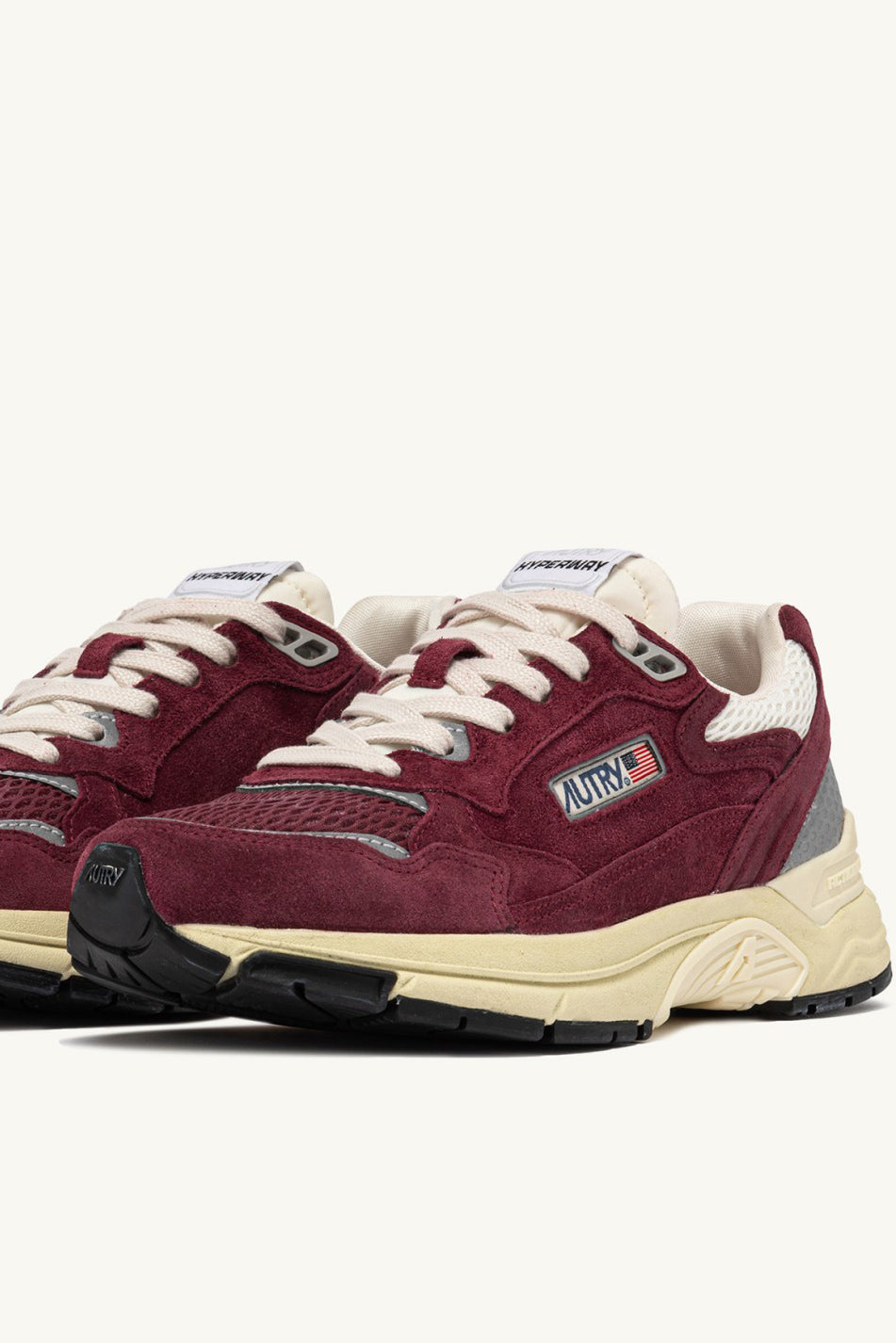 Sneaker Hyperway in Vinery/Silber Autry