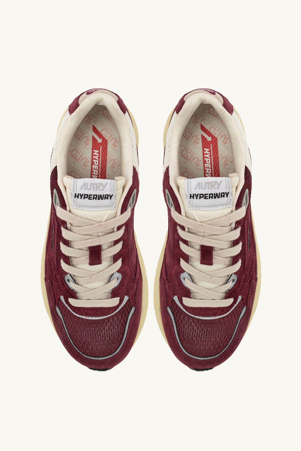 Sneaker Hyperway in Vinery/Silber Autry