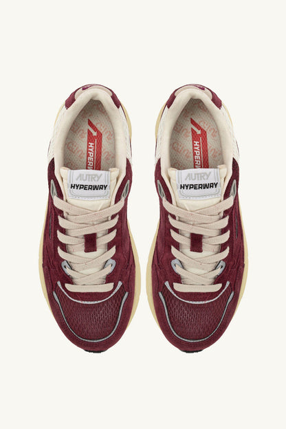 Sneaker Hyperway in Vinery/Silber Autry