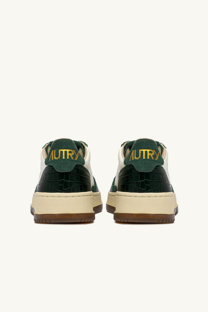 Sneaker Medalist in Marshmallow/Green Autry