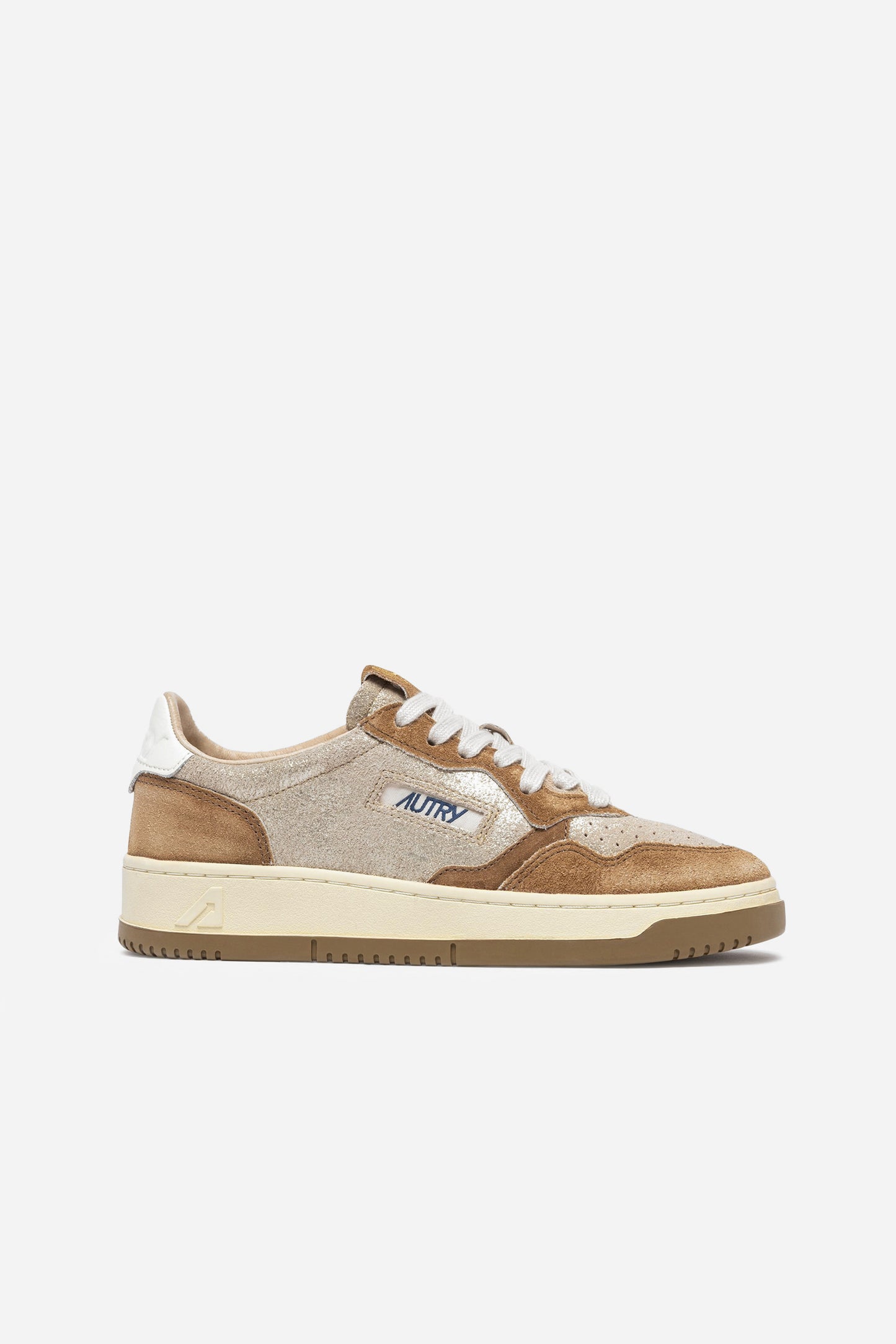 Sneaker Medalist in Platinum/Beige Autry
