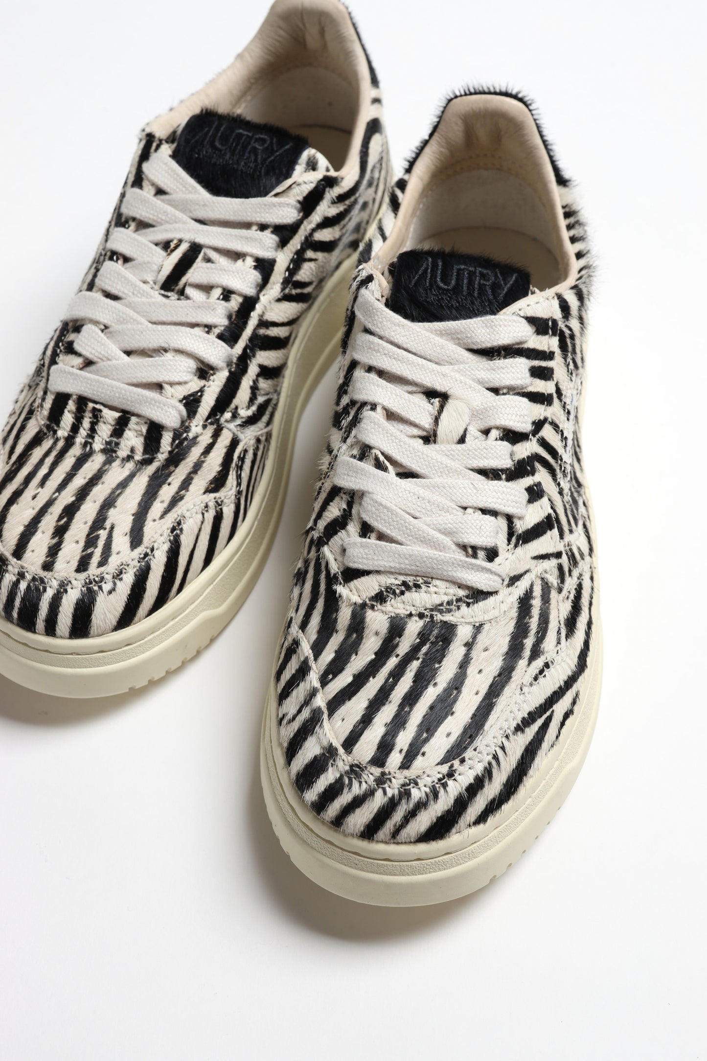 Sneaker Medalist in Pony Safari Zebra Autry