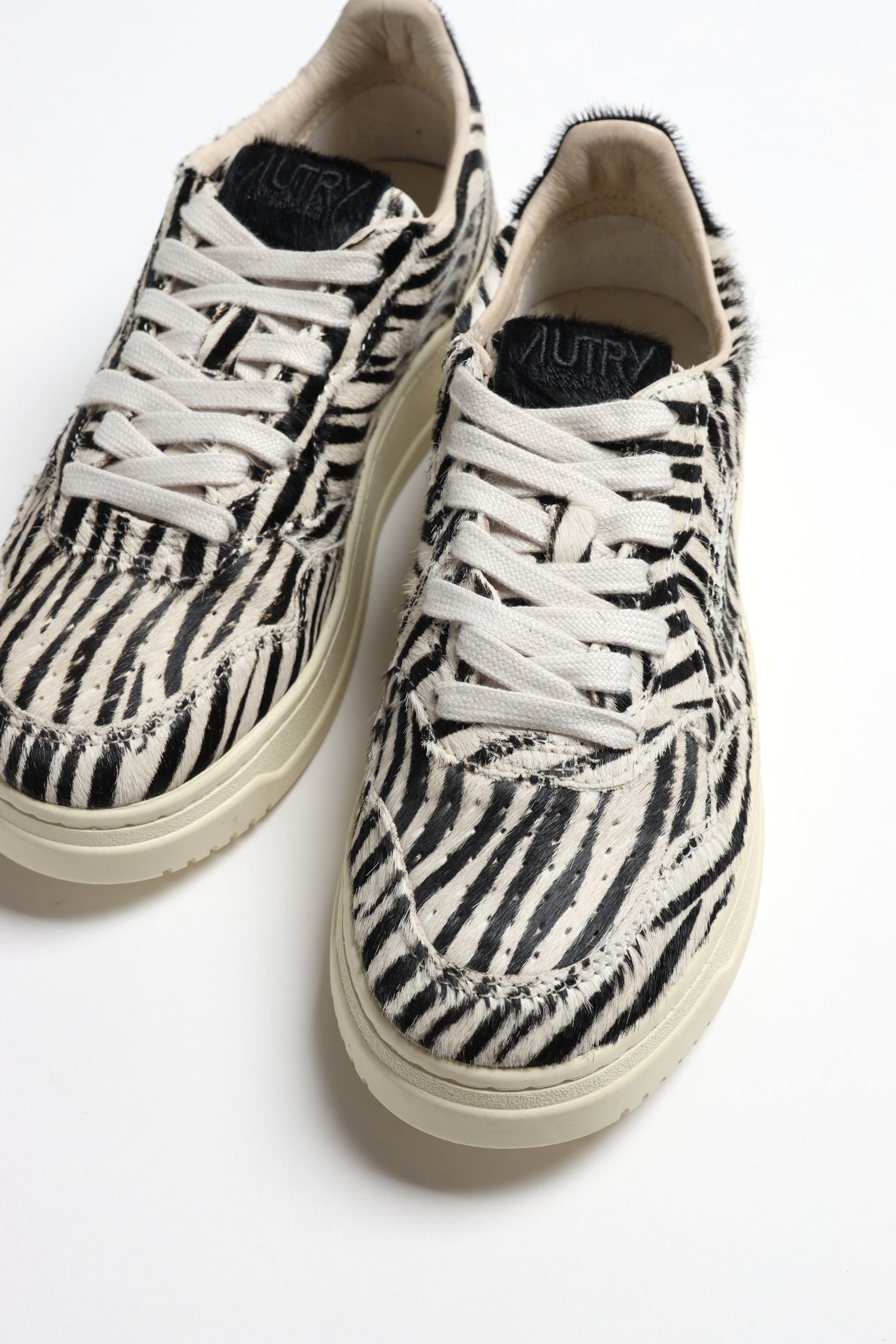 Sneaker Medalist in Pony Safari Zebra Autry