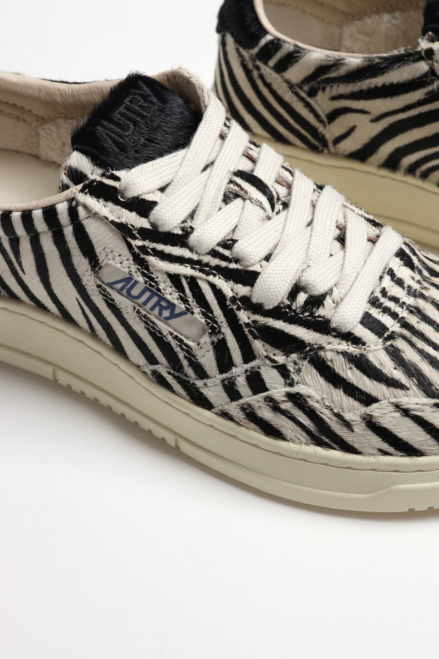 Sneaker Medalist in Pony Safari Zebra Autry