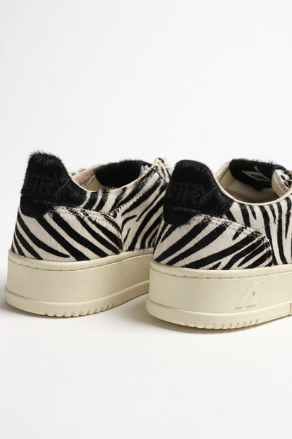 Sneaker Medalist in Pony Safari Zebra Autry
