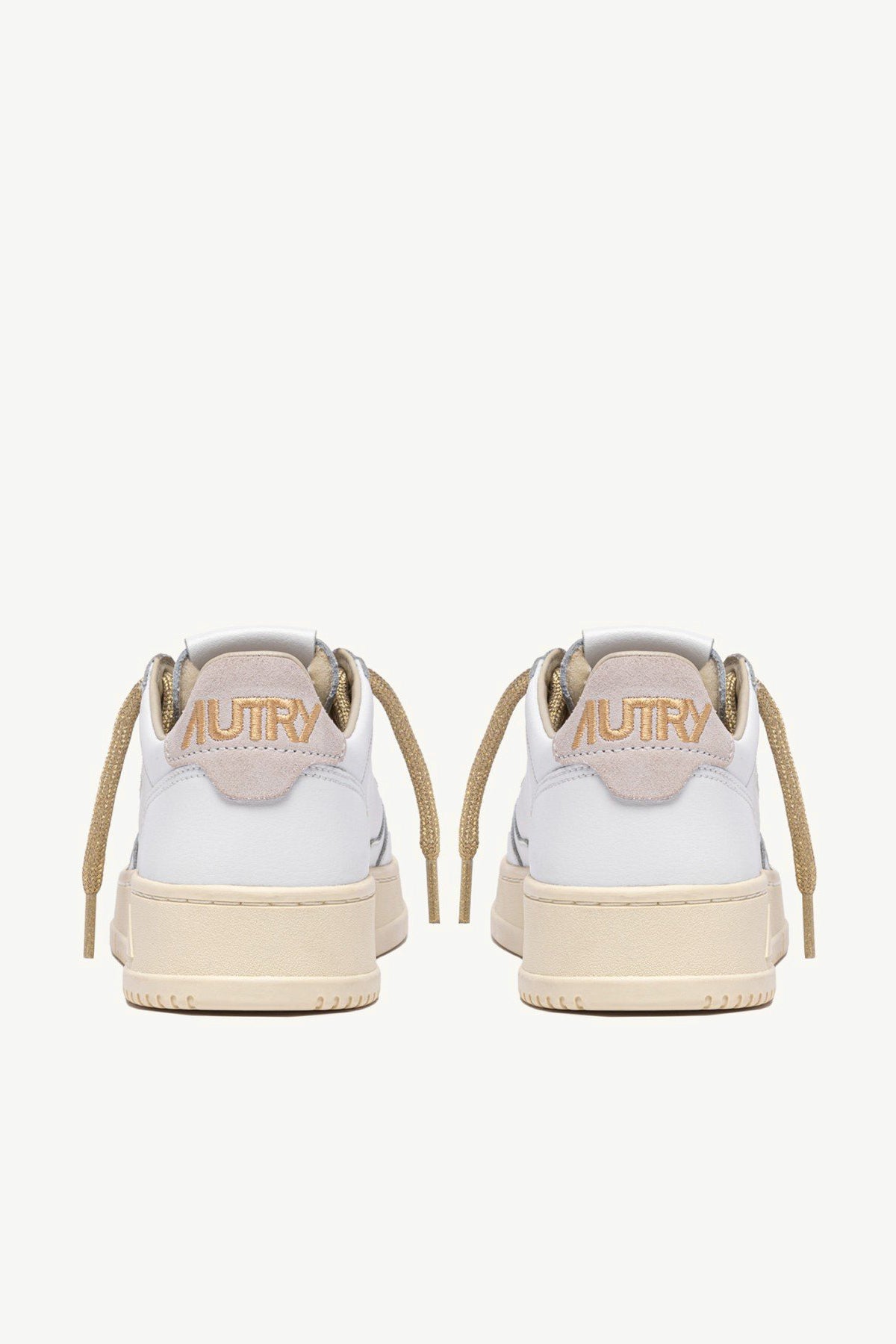 Sneaker Medalist in bianco/oro lurex Autry - Anita Hass