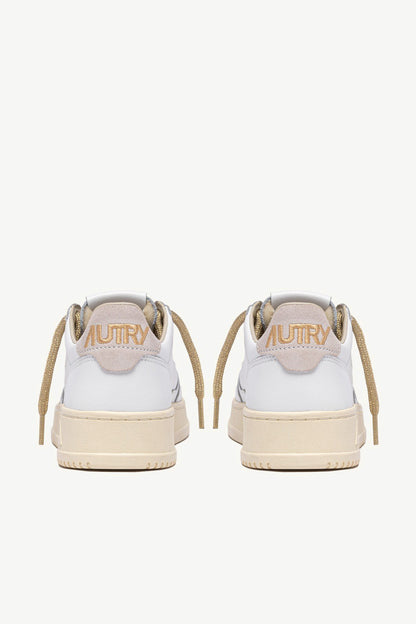 Sneaker Medalist in bianco/oro lurex Autry - Anita Hass