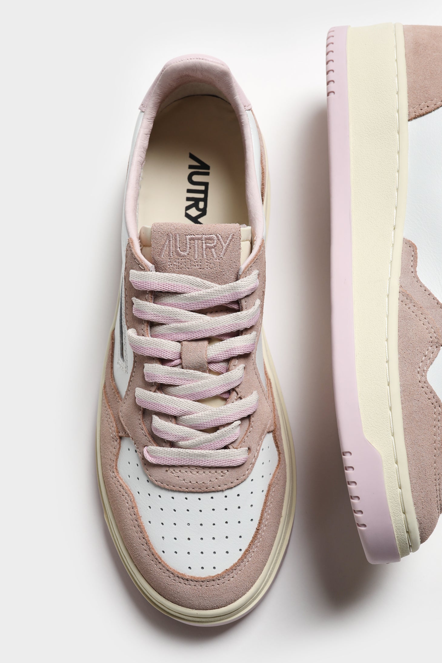 Medalist Sneakers in White/Suede by PhardAutry - Anita Hass